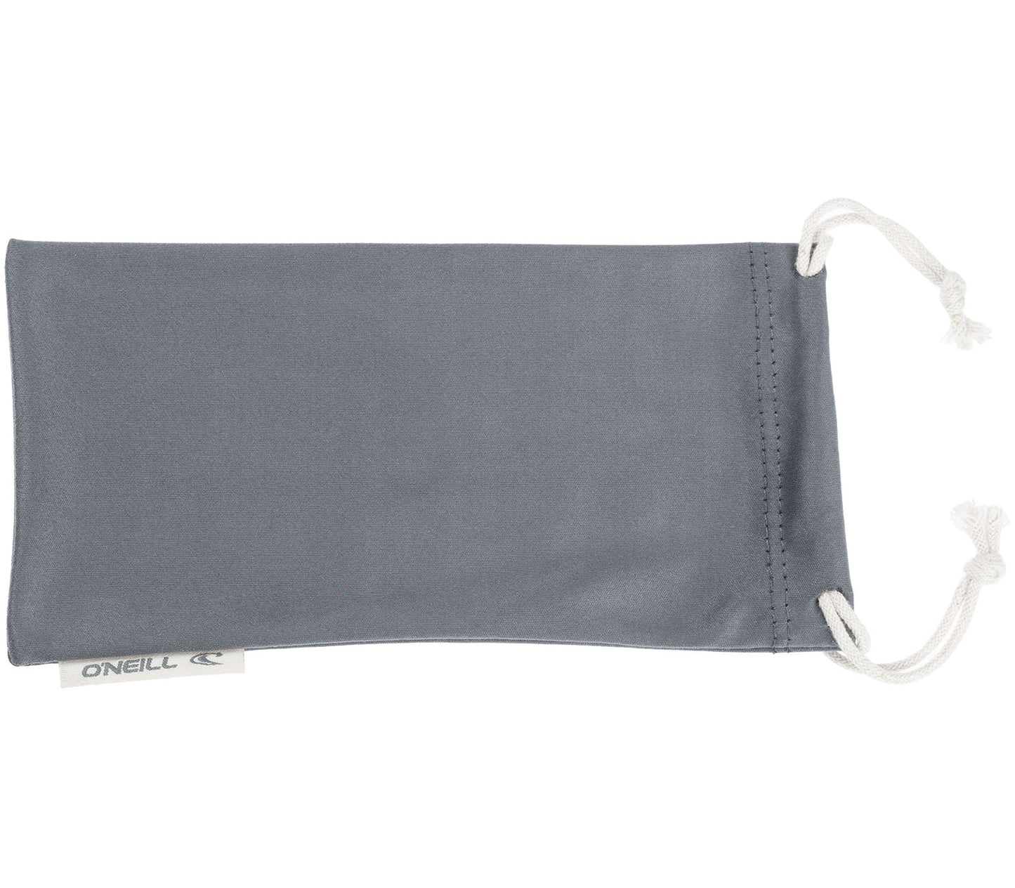 Soft grey glasses pouch with drawstring and O'Neill branding.