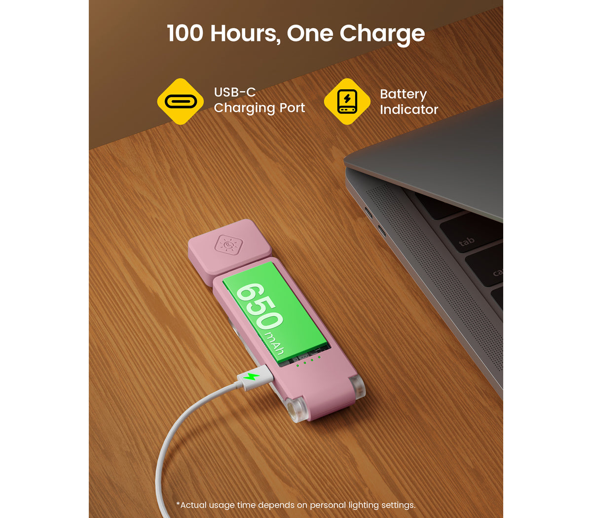 Book Light Mini (Pink)