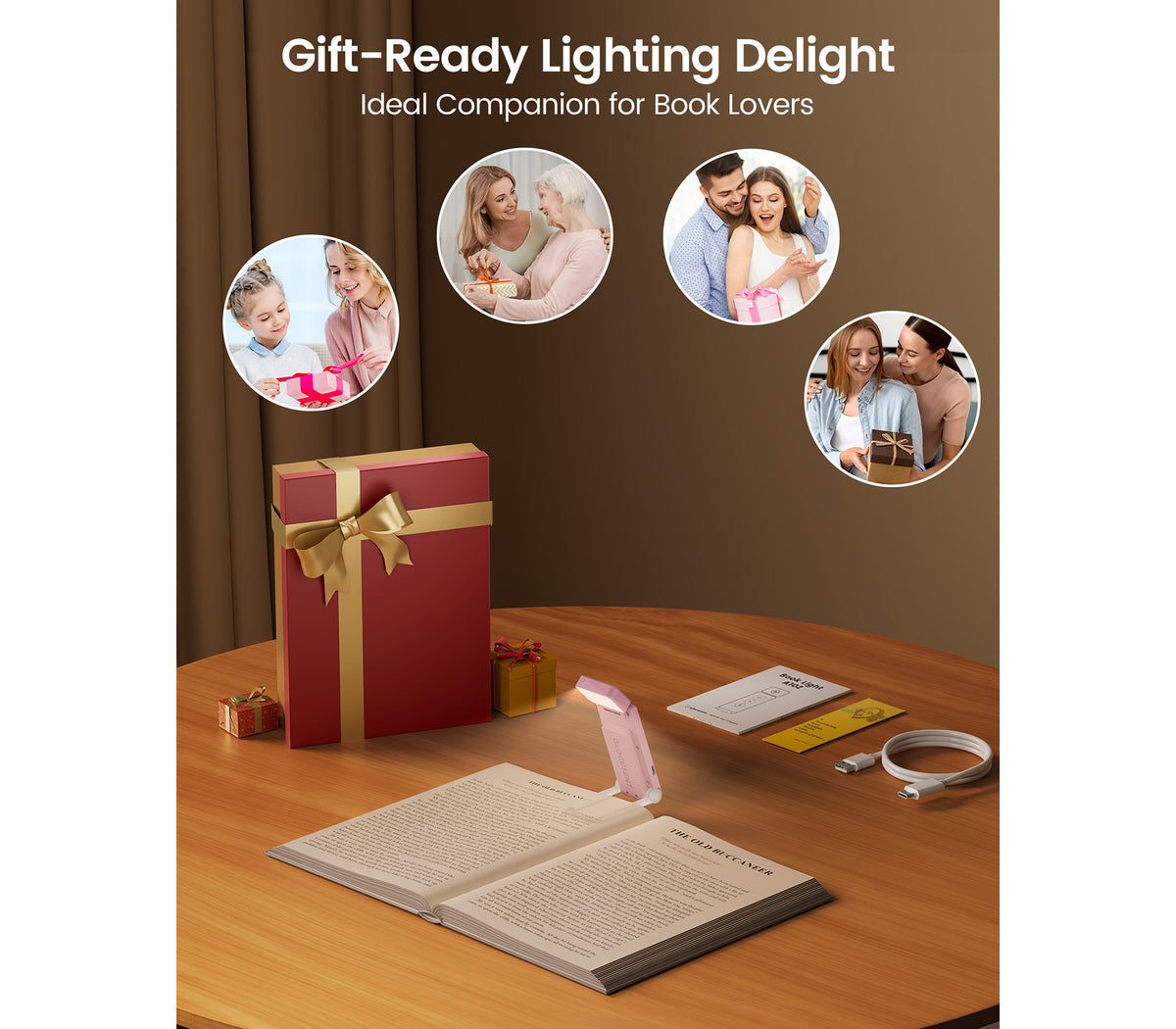 Book Light Mini (Pink)