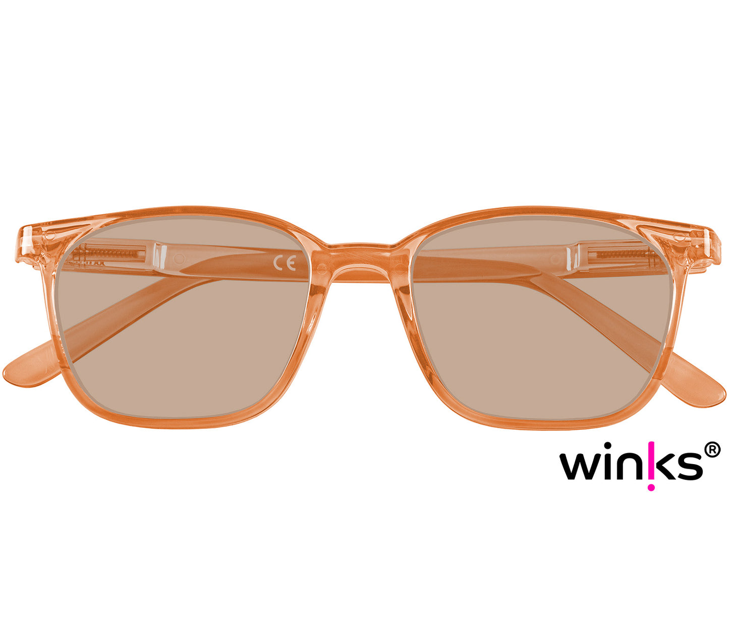 Checked soft glasses pouch for Pisa (Clear) bifocal reading sunglasses.