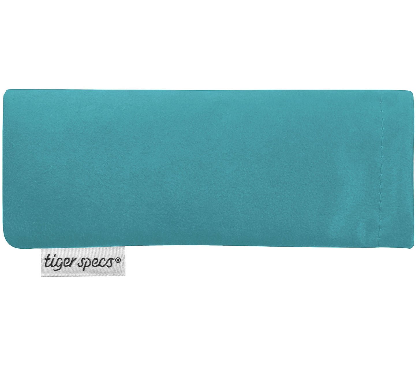 Blue soft glasses case with Tiger Specs branding for Lala (Blue) reading glasses.