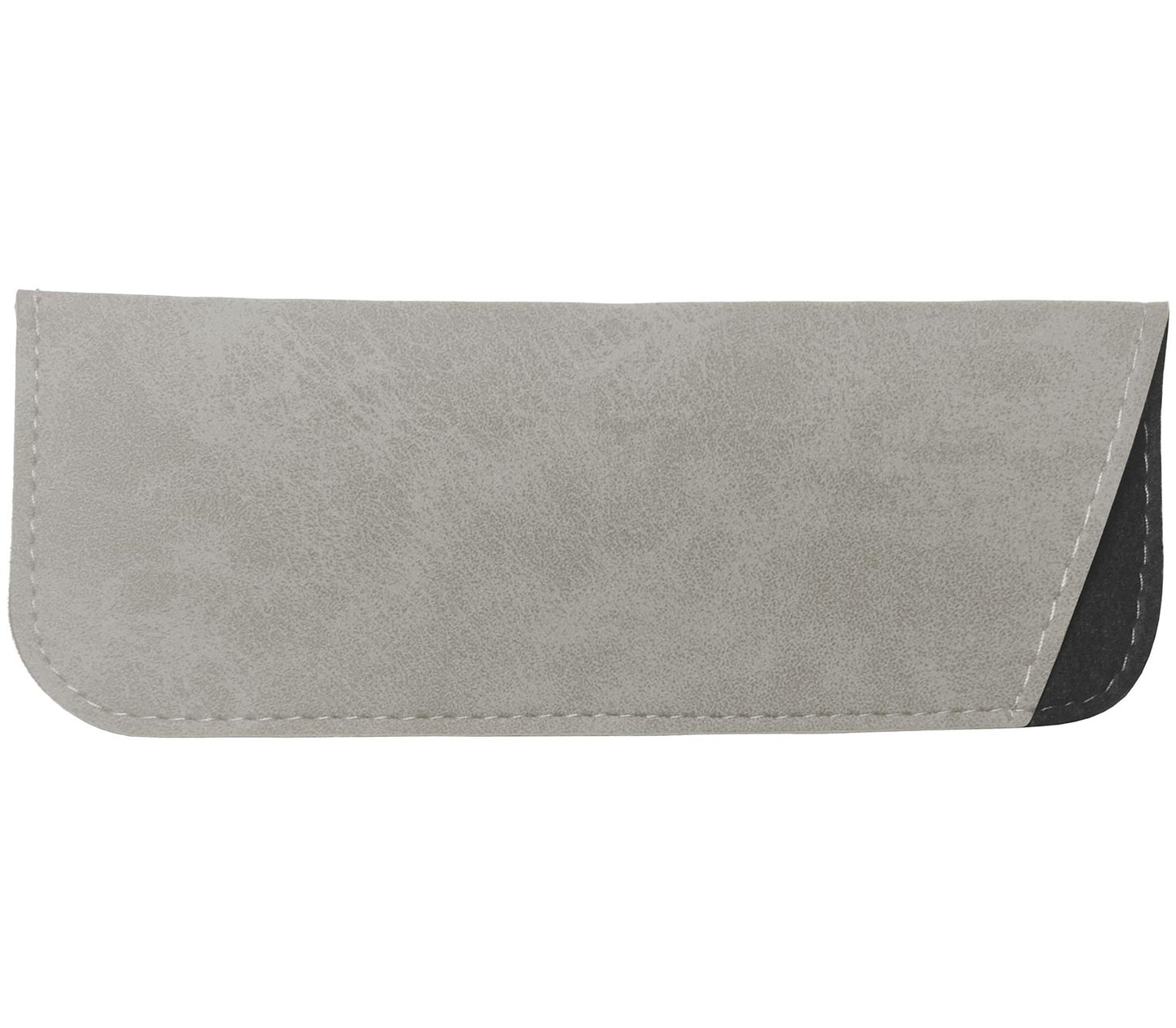 Soft grey glasses pouch for Metro (Grey) reading glasses.