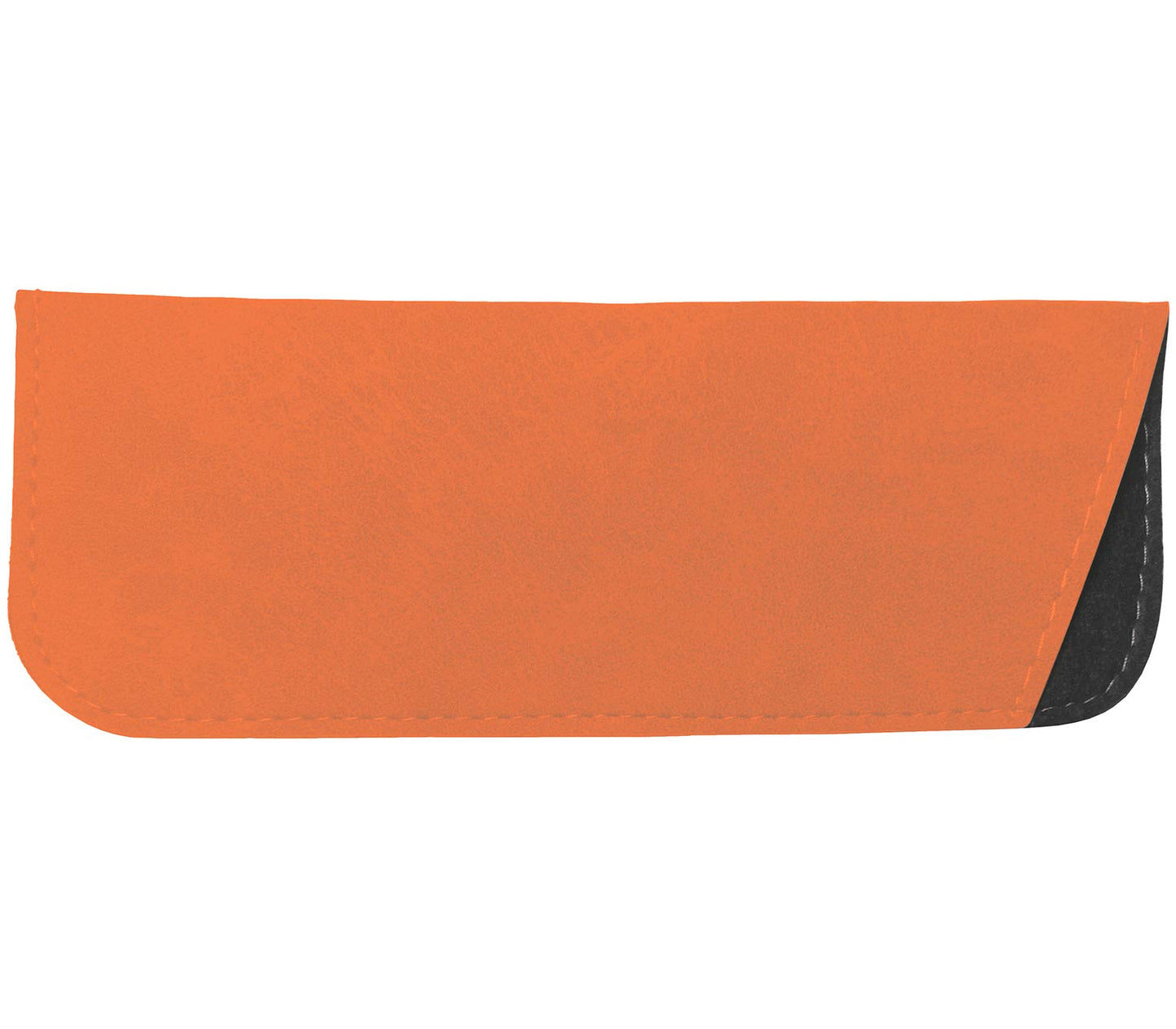 Soft suede glasses pouch in orange for Esprit (Orange) sunglasses.