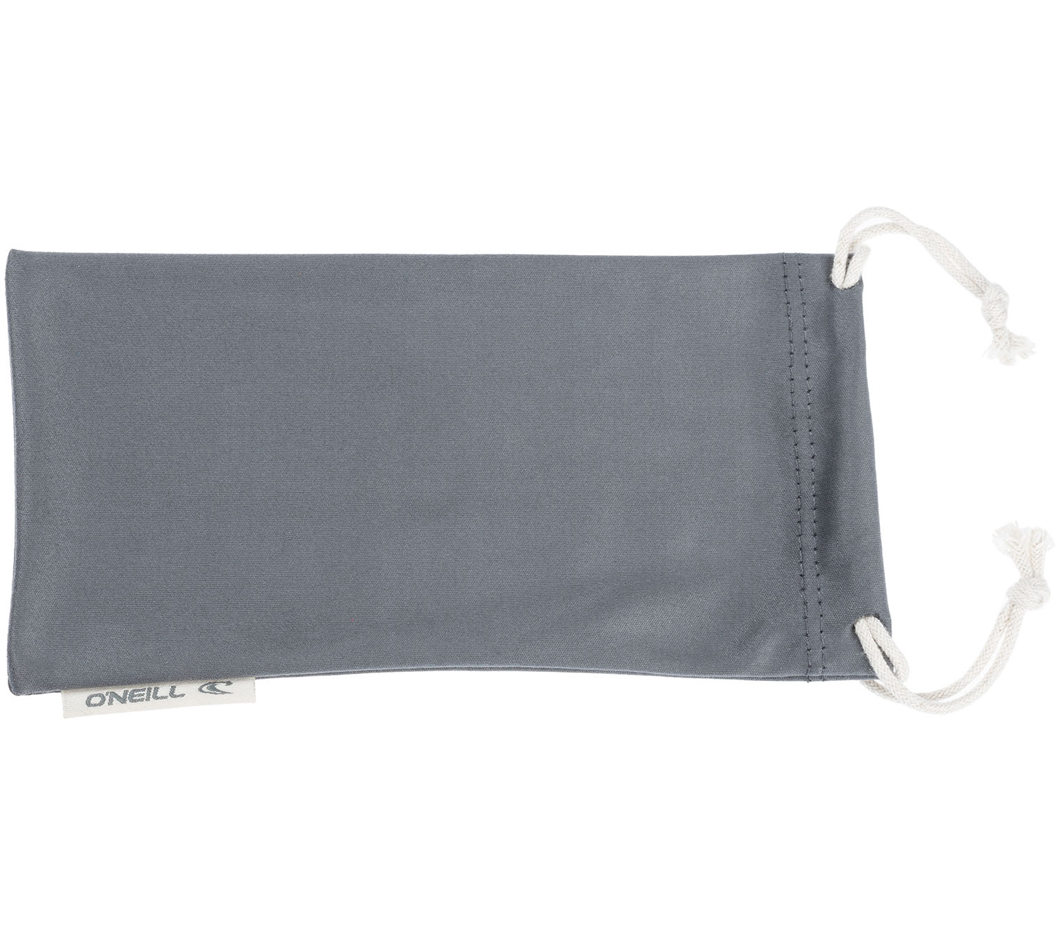 Soft grey glasses pouch with drawstring and O'Neill branding.