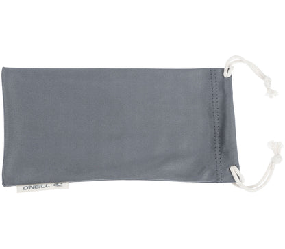 Soft grey glasses pouch with drawstring and O'Neill branding.