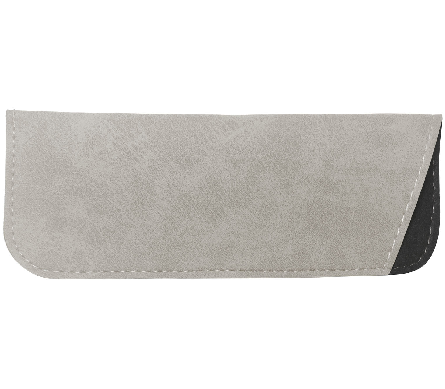 Soft faux suede glasses pouch in grey for Esprit (White) sunglasses.