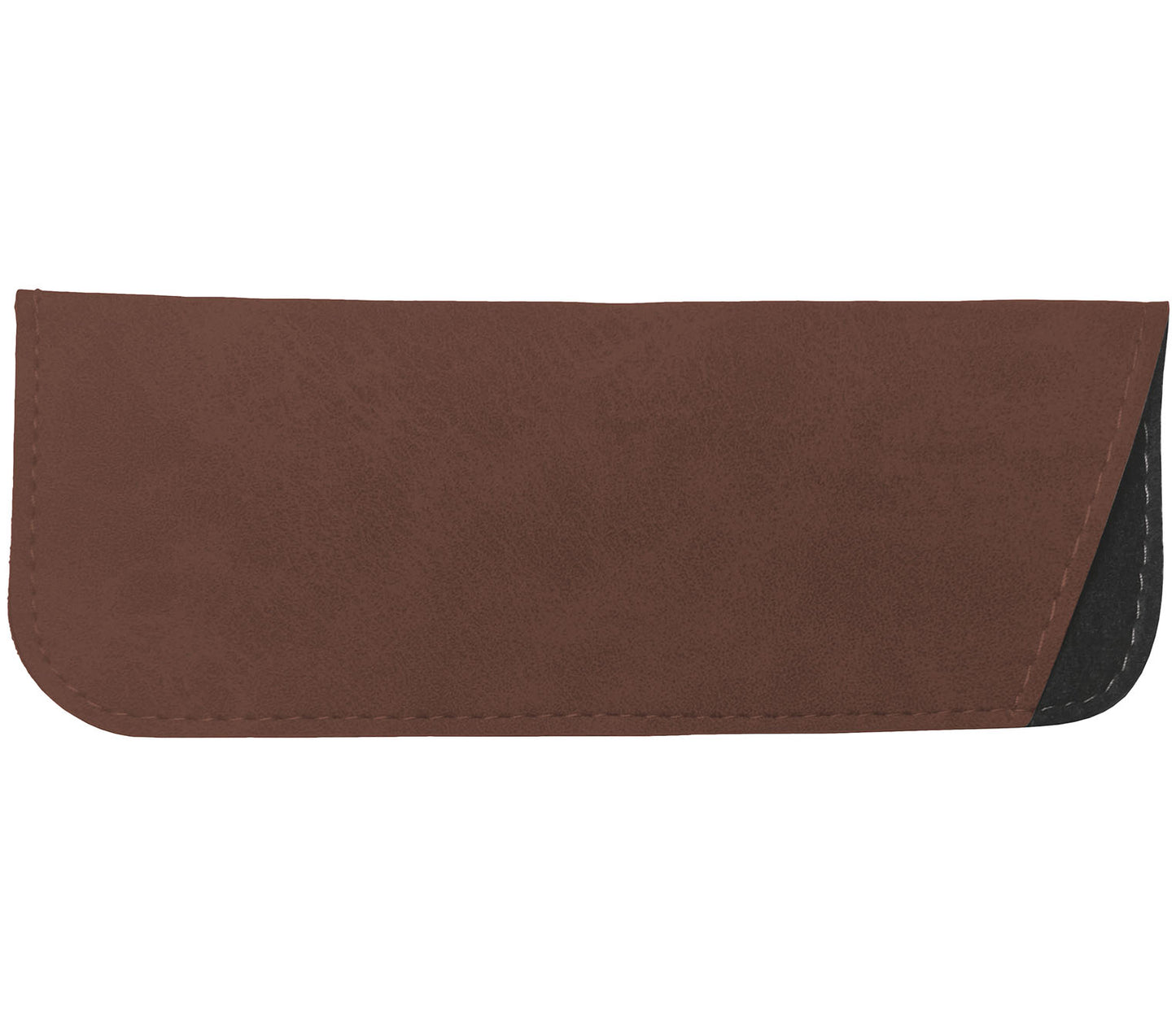 Brown soft glasses pouch for Aspen (Brown) reading glasses.