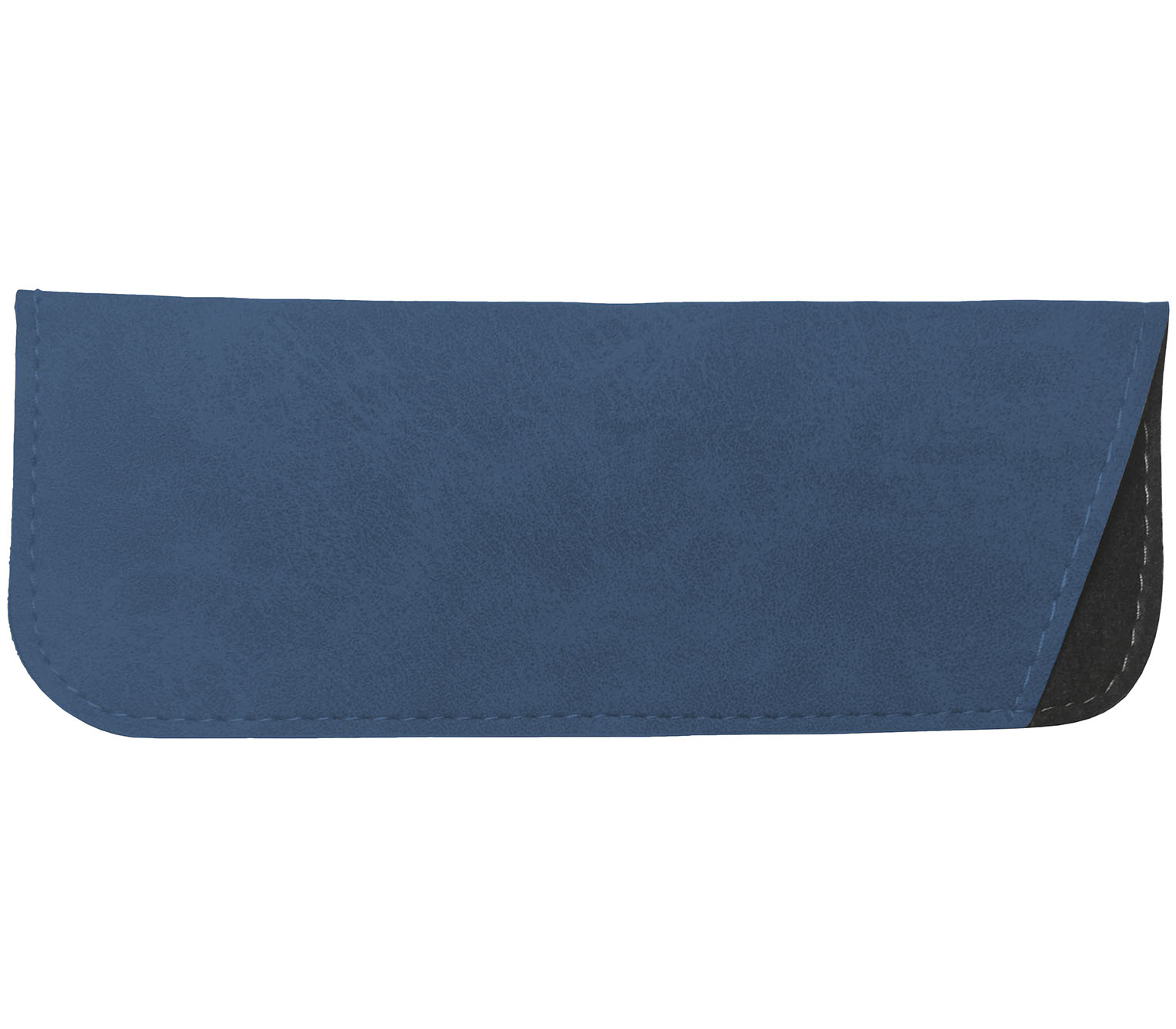 Blue soft glasses pouch for Aspen (Blue) reading glasses.