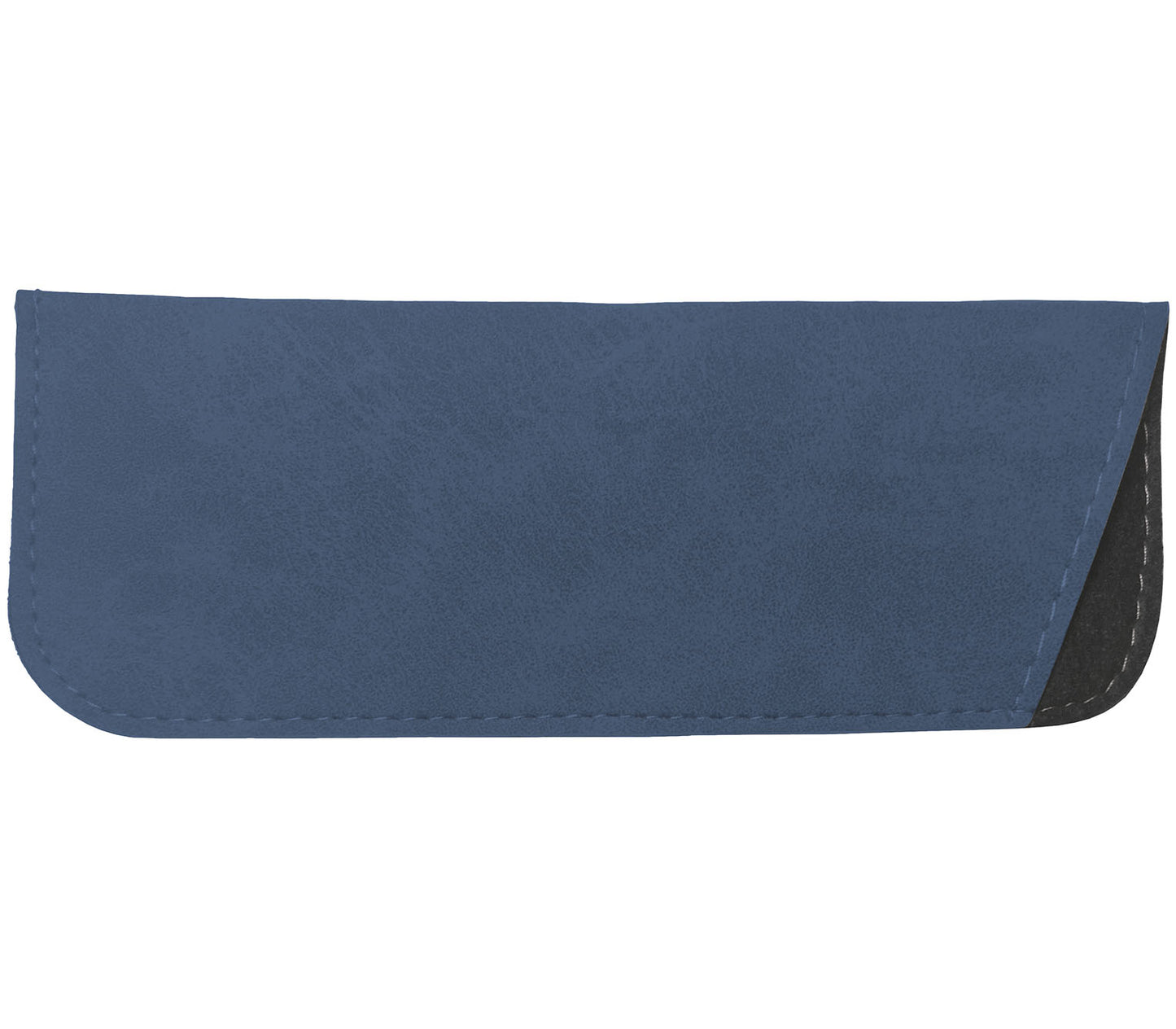 Blue suede glasses pouch for Jazz (Blue) reading glasses.