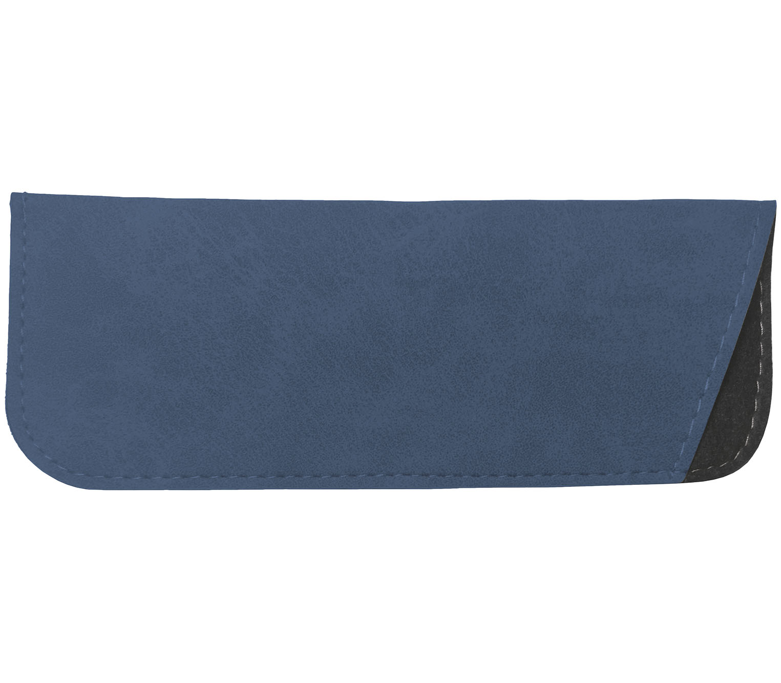 Blue suede glasses pouch for Jazz (Blue) reading glasses.