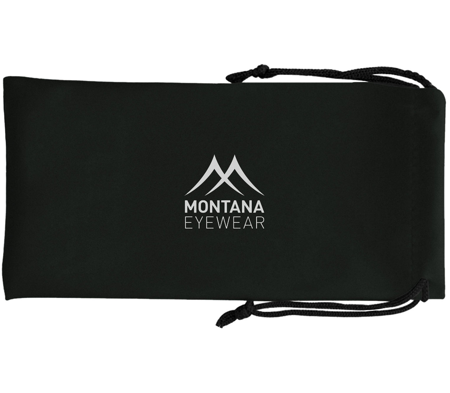 Black Montana branded soft glasses pouch for Oasis (Black) sunglasses.