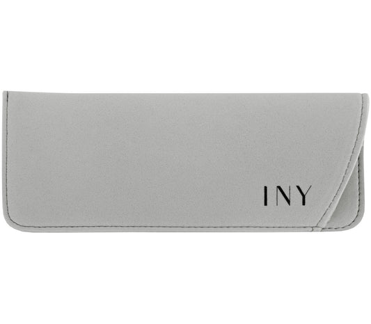 Moosy (Grey) glasses case in soft foam material and featuring stitching detailing around edge.