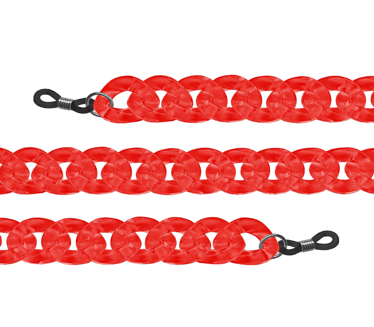 Coco (Red) chunky glasses chain.