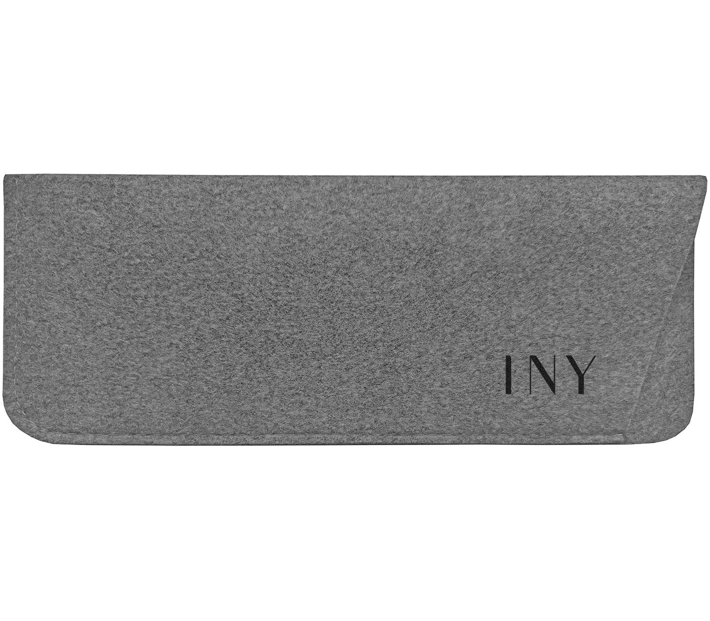 Bobby (Grey) glasses pouch in a chunky soft felt material with I Need You brand detailing.