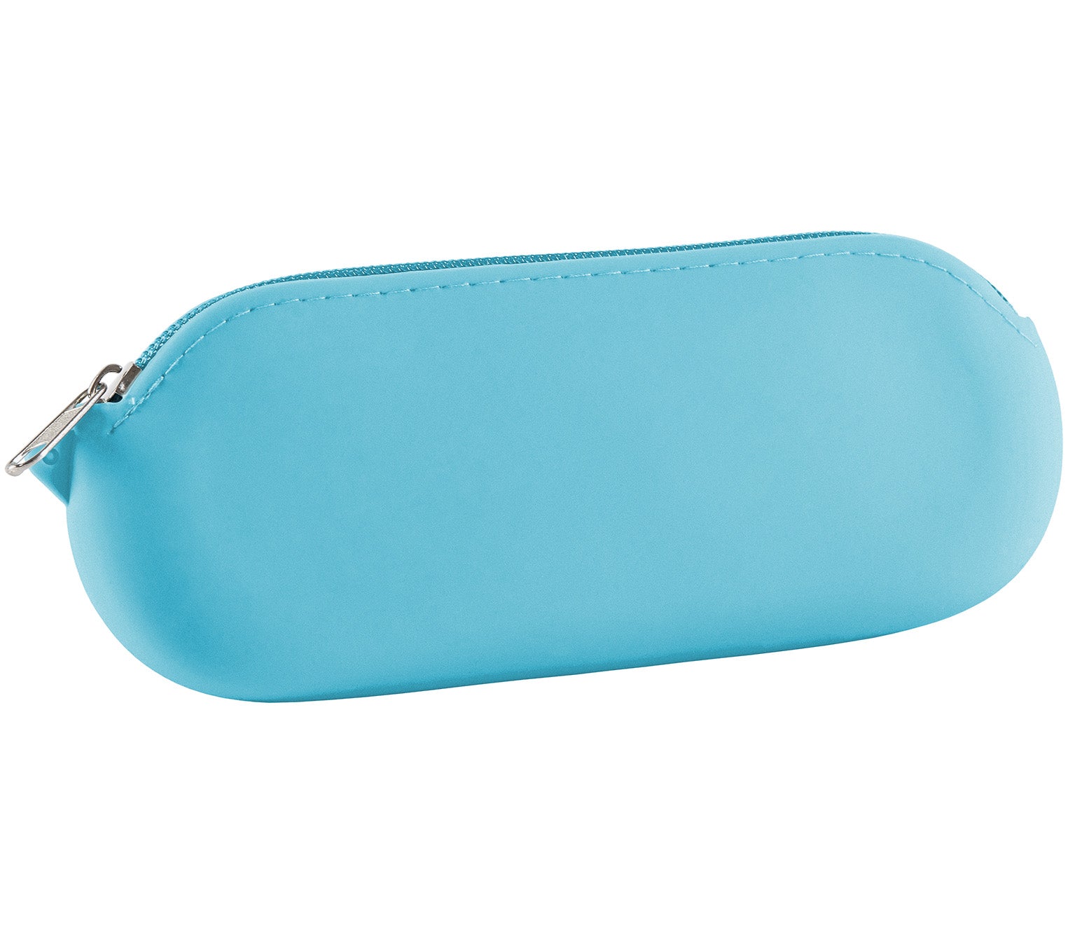 Buzz blue silicone, soft touch glasses case.