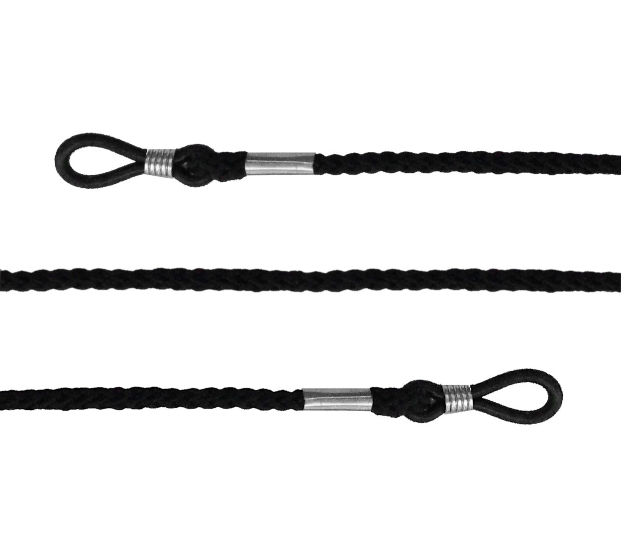 Holdy (Black) glasses cord with loops on the end for attaching to glasses.