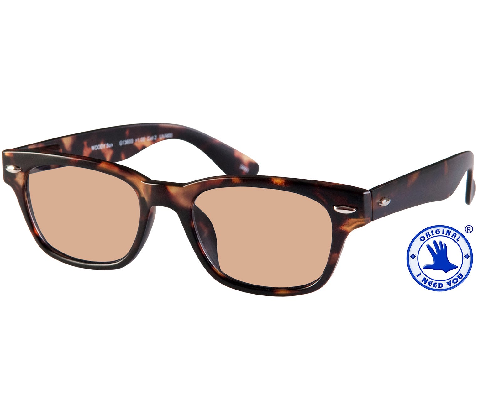 Skyline (Black) retro shape tortoiseshell, bifocal reading glasses. Smoke grey tinted lenses and chunky arms.