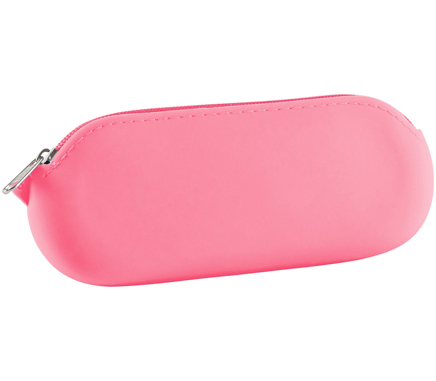 Buzz pink silicone, soft touch glasses case.