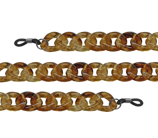 Coco (Tortoiseshell) chunky glasses chain.