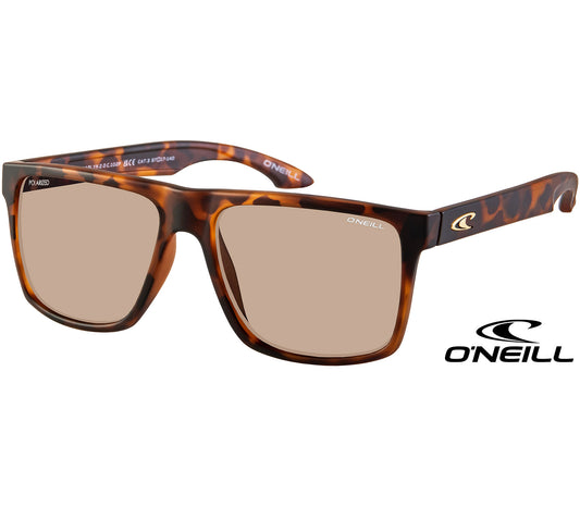 Tokyo (Tortoiseshell) classic oversized sunglasses by O'Neill. Large brown tinted lenses with a deep tortoiseshell frame.