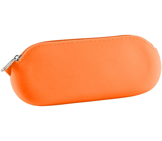 Buzz orange silicone, soft touch glasses case.