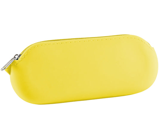 Buzz yellow silicone, soft touch glasses case.