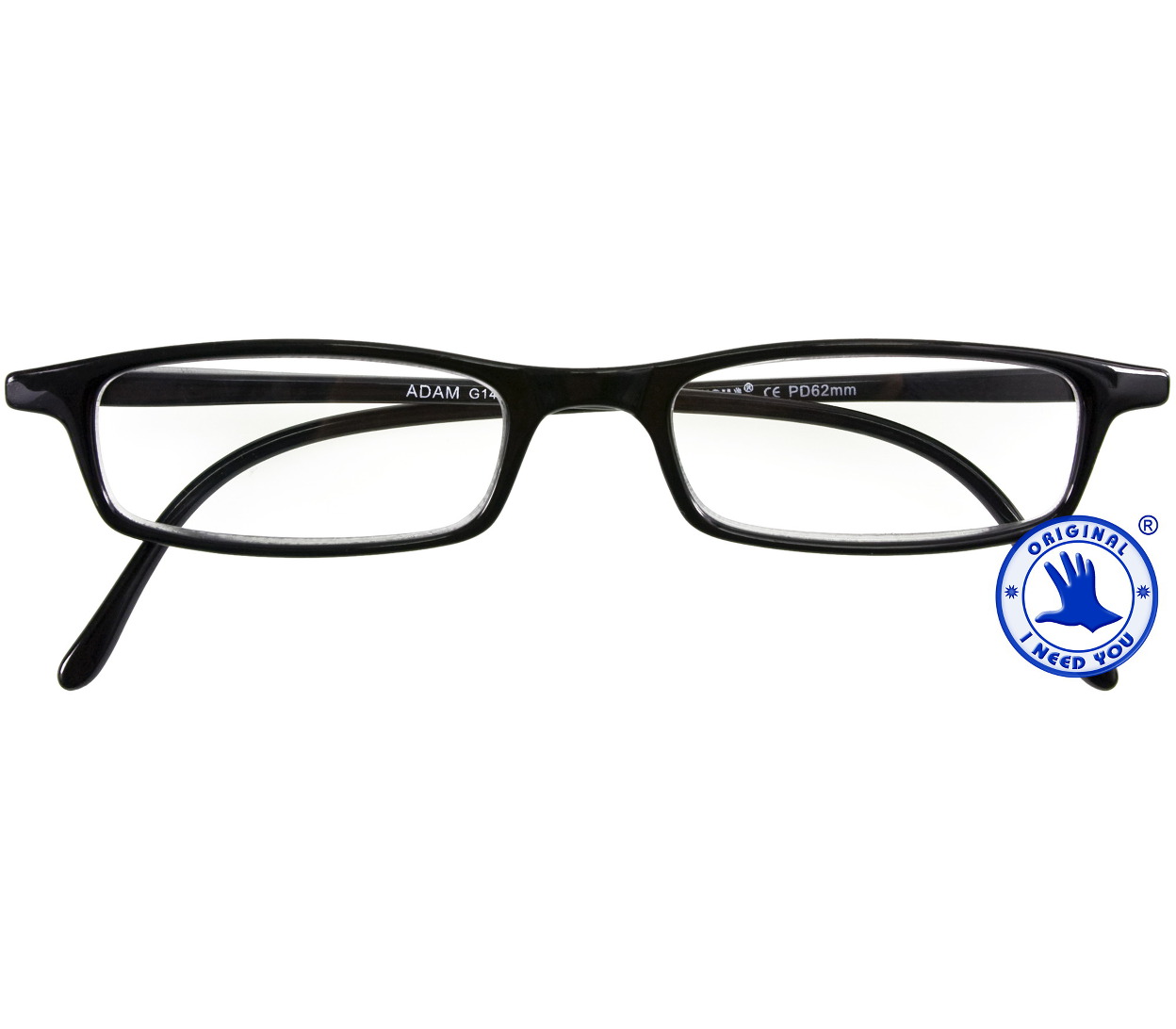 Adam (Black) Reading Glasses - Tiger Specs
