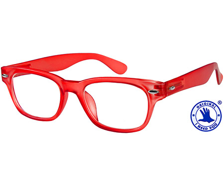 red essentials reading glasses